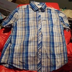 Original Penguin mens XL button down shirt plaid